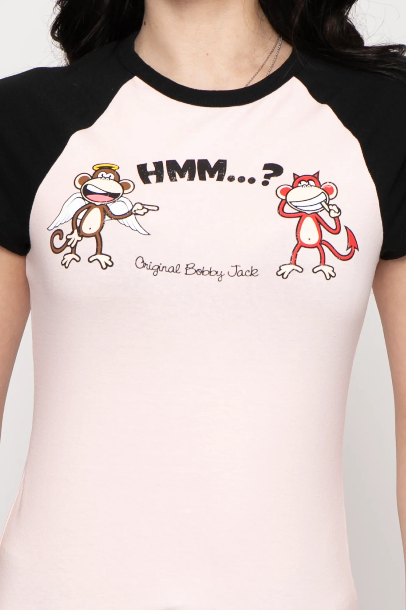 Angel Devil - Bobby Jack Raglan Top - Pink - Image 4