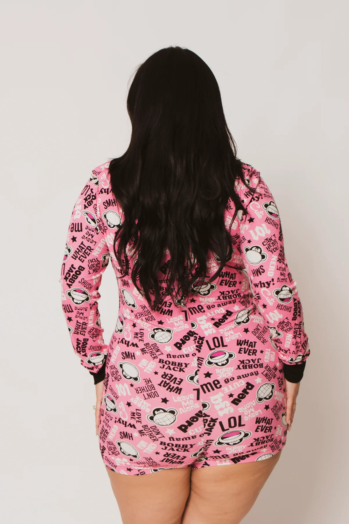 Attitude - Bobby Jack Pajama Onesie - Pink - Image 6