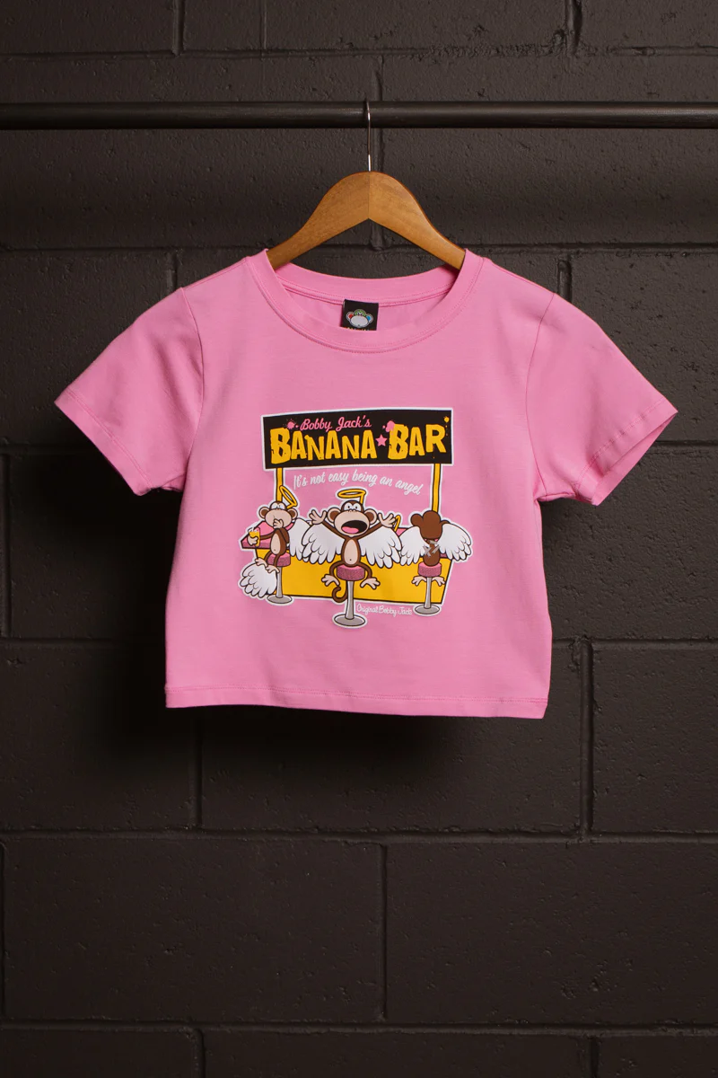 Banana Bar - Bobby Jack Baby Tee - Pink - Image 6