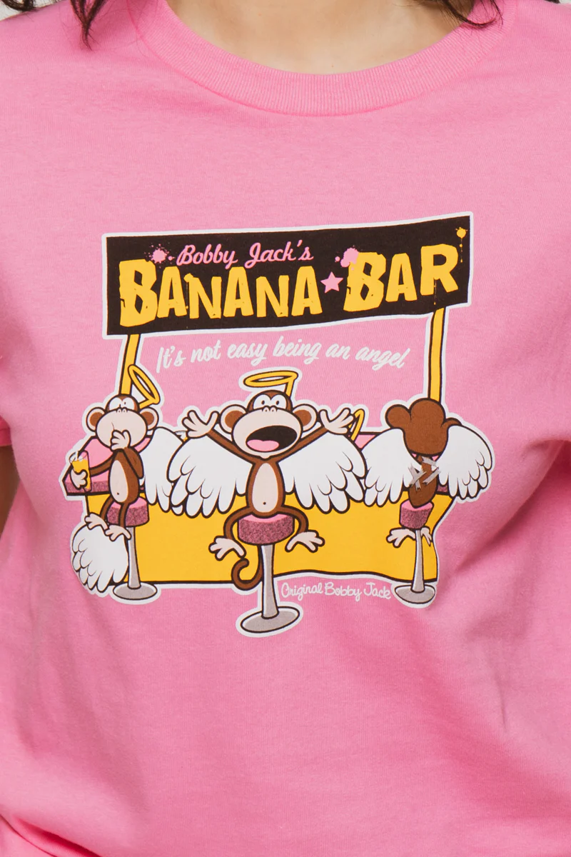 Banana Bar - Bobby Jack Unisex T-Shirt - Pink - Image 7