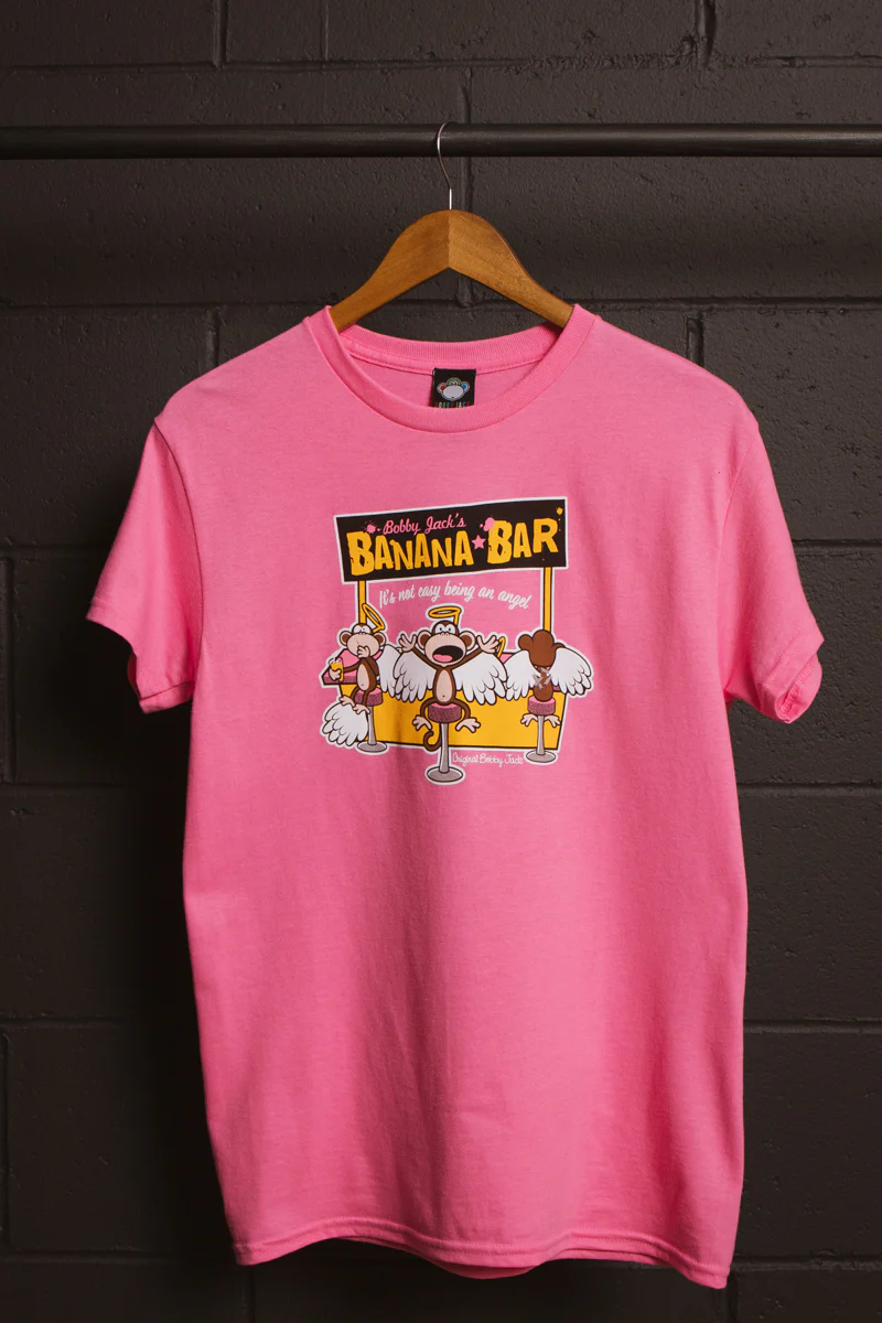 Banana Bar - Bobby Jack Unisex T-Shirt - Pink - Image 8