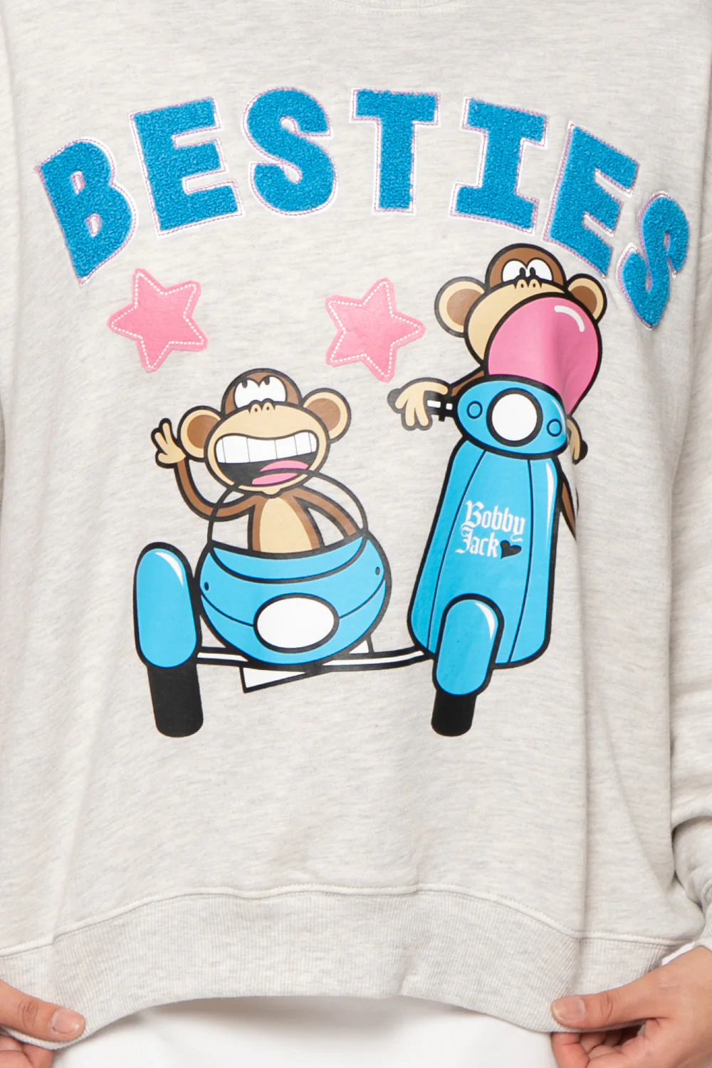 Besties - Bobby Jack Oversized Premium Sweatshirt - Heather Grey - Image 10