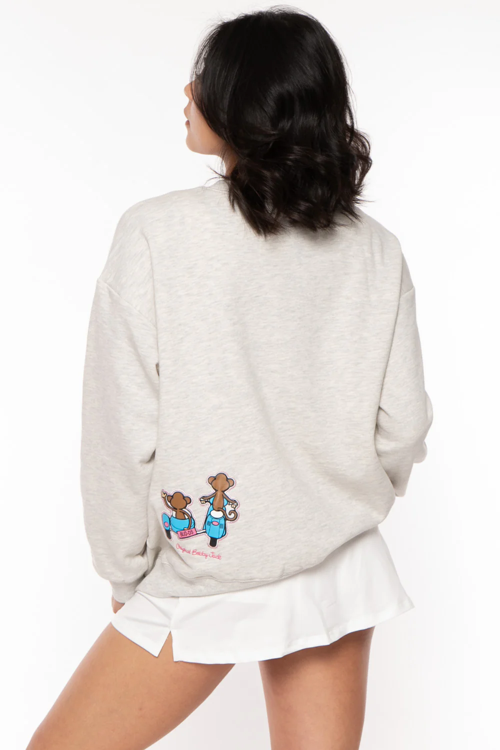 Besties - Bobby Jack Oversized Premium Sweatshirt - Heather Grey - Image 11