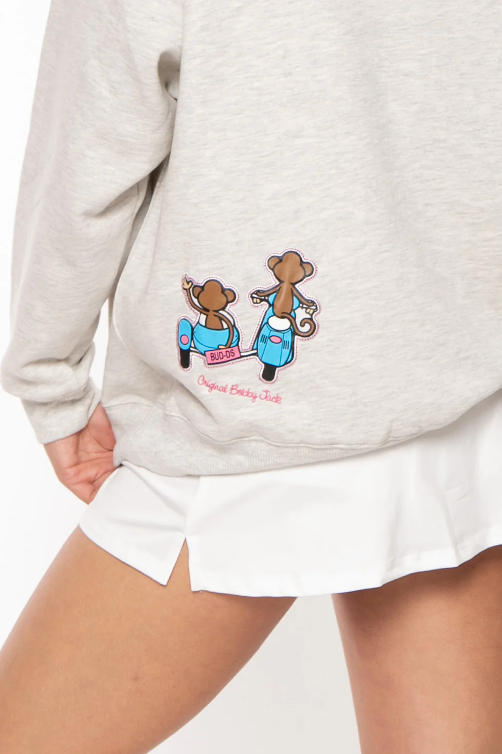 Besties - Bobby Jack Oversized Premium Sweatshirt - Heather Grey - Image 12
