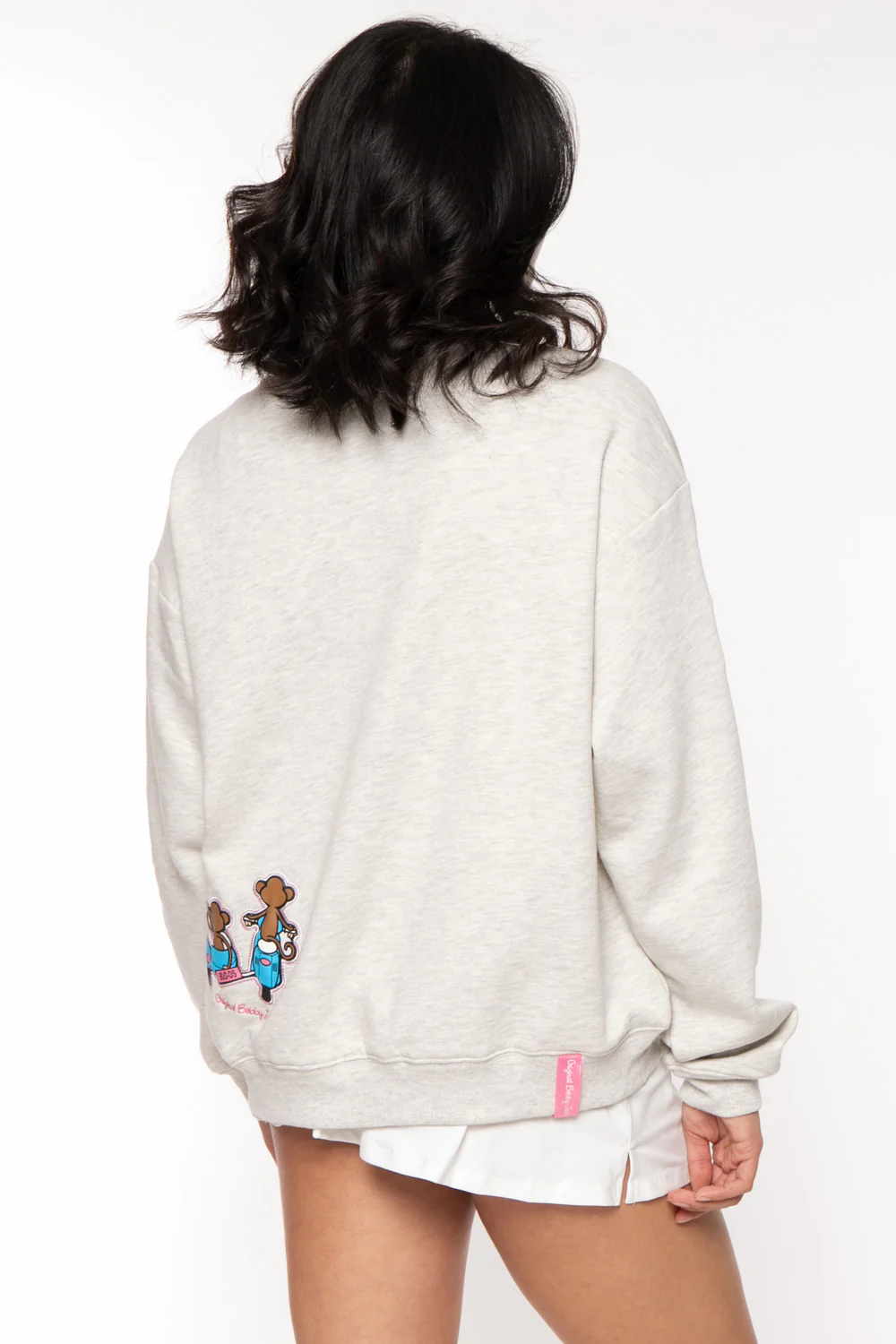 Besties - Bobby Jack Oversized Premium Sweatshirt - Heather Grey - Image 13