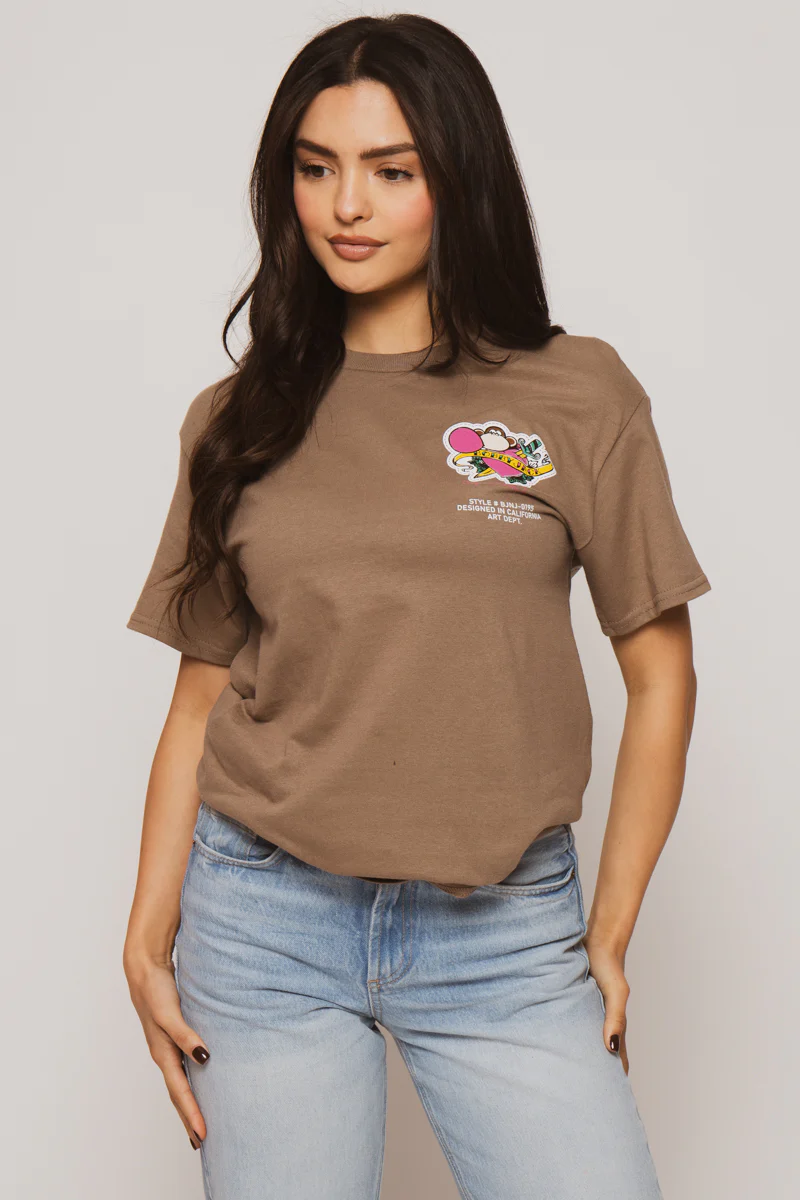 Birds - Bobby Jack Limited Unisex T-Shirt - Brown - Image 3