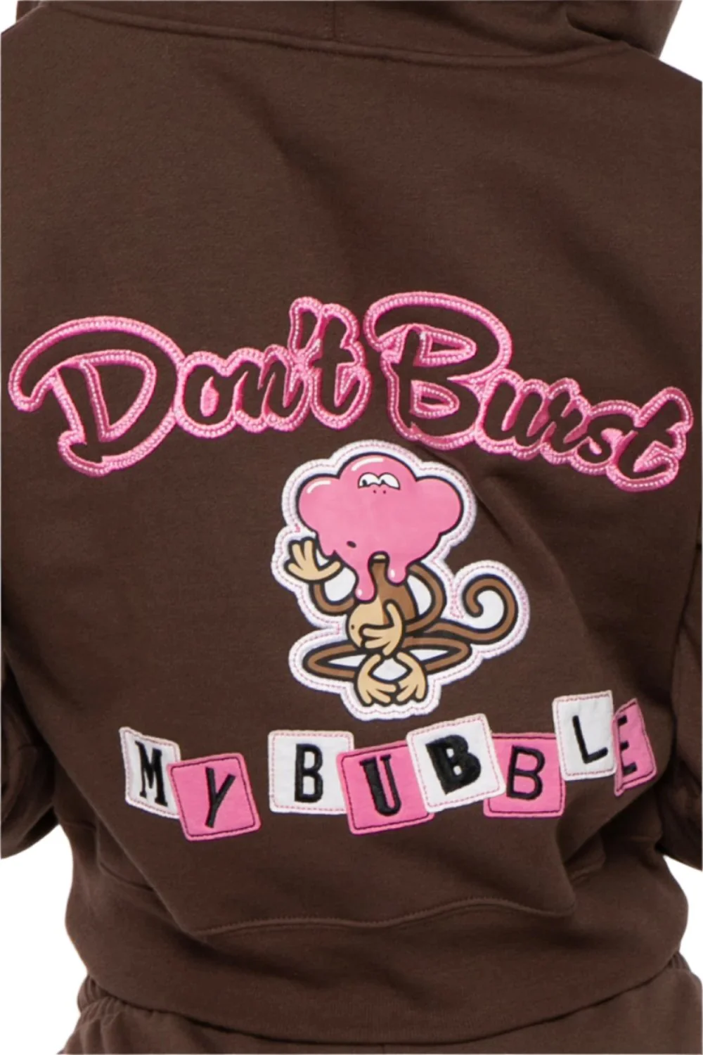 Bobby Jack Hoodie & Pants Set - Don't Burst My Bubble - Brown - Image 6