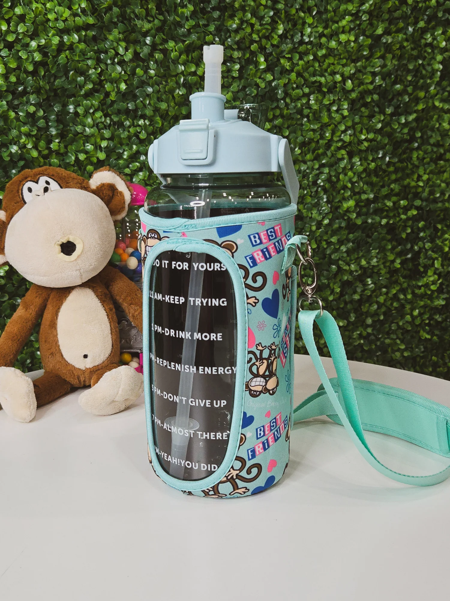 Bobby Jack Best Friends Water Bottle - Mint - Image 3