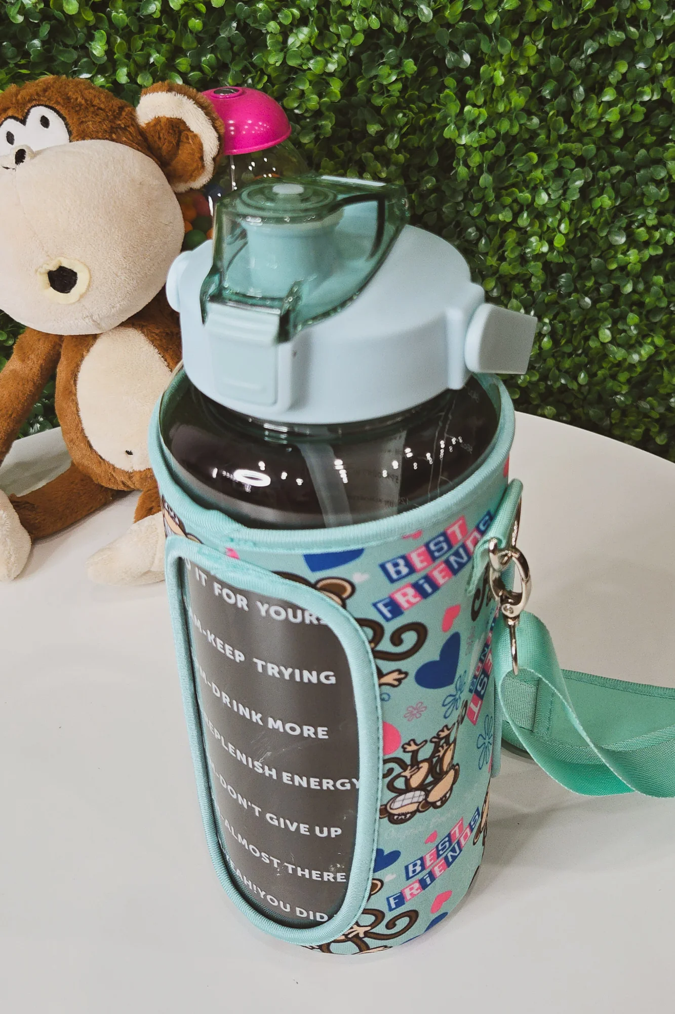 Bobby Jack Best Friends Water Bottle - Mint - Image 4