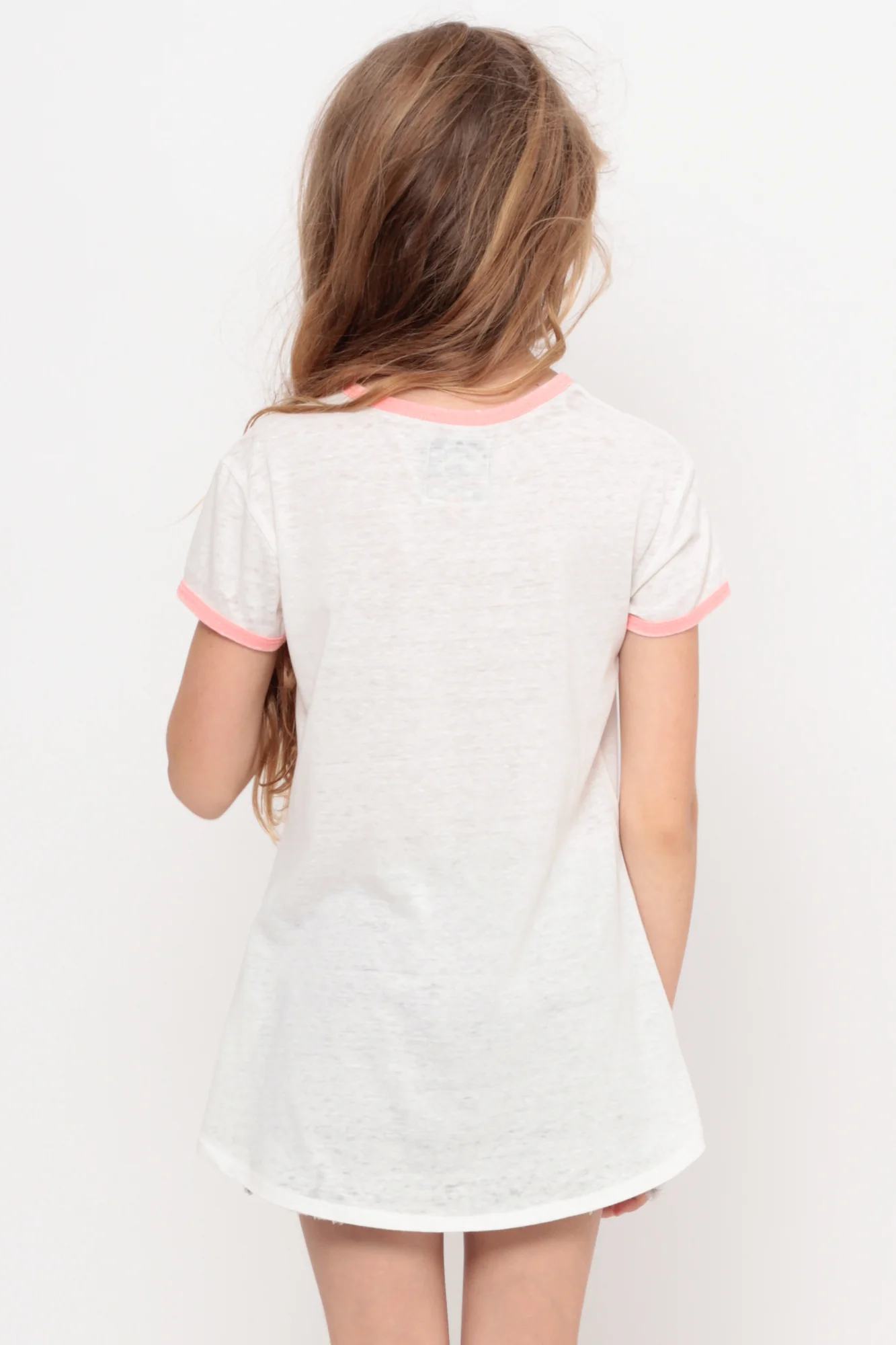 Crazy Words | Pocket Ringer Top - Ivory - Image 2