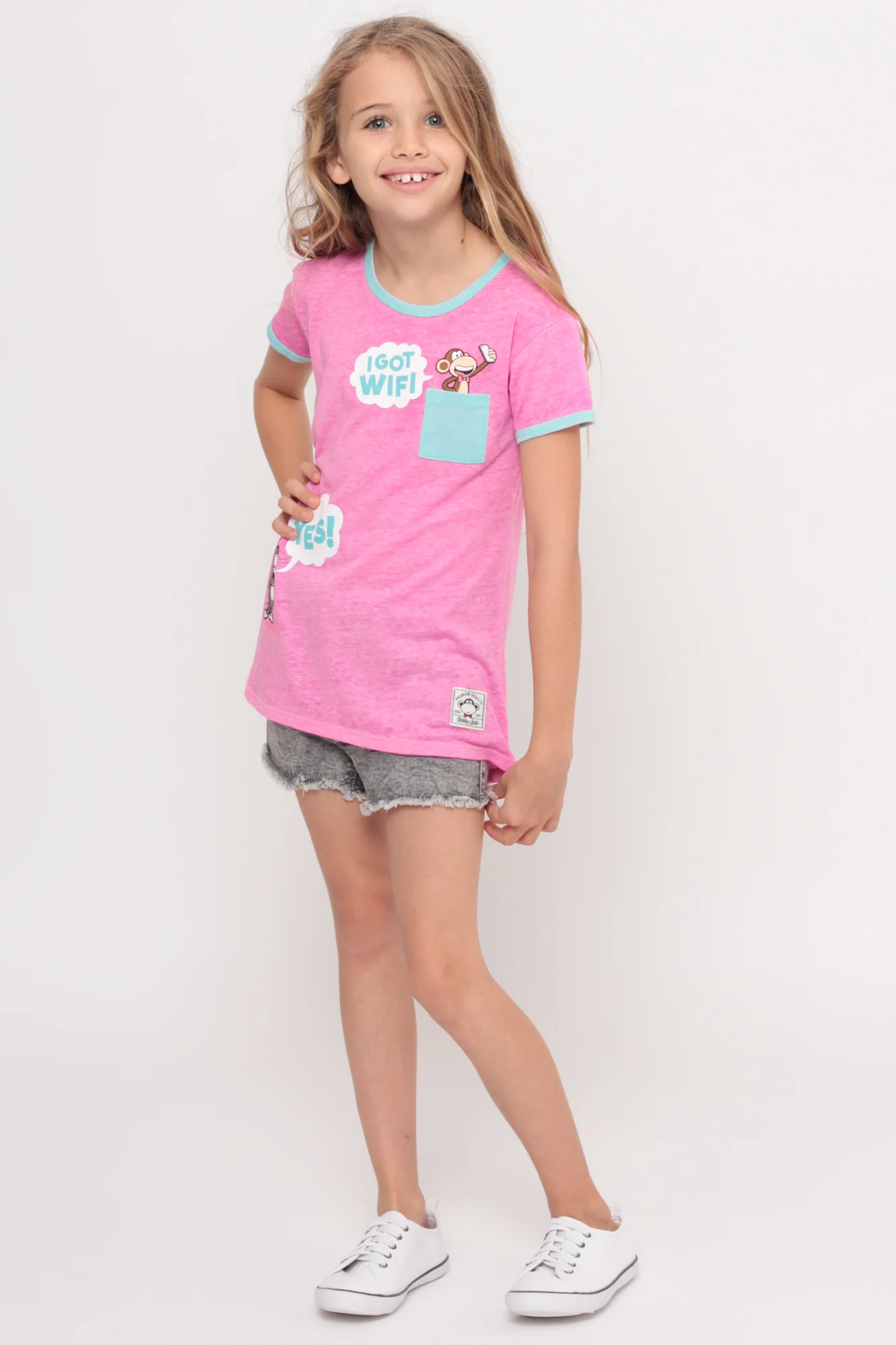 I Got Wifi | Pocket Ringer Top - Pink - Image 4
