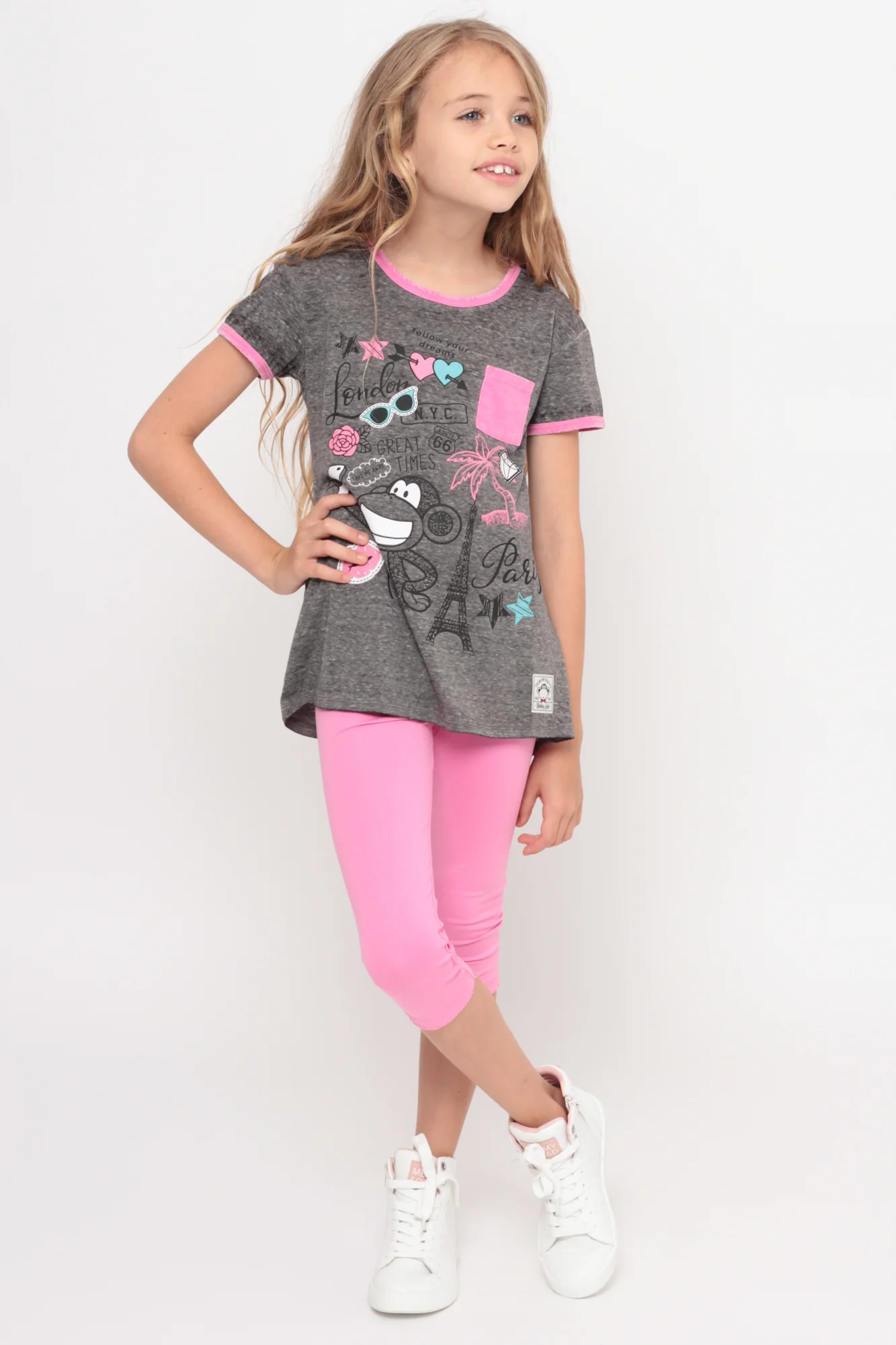 Jetsetter | Pocket Ringer Top - Charcoal - Image 4