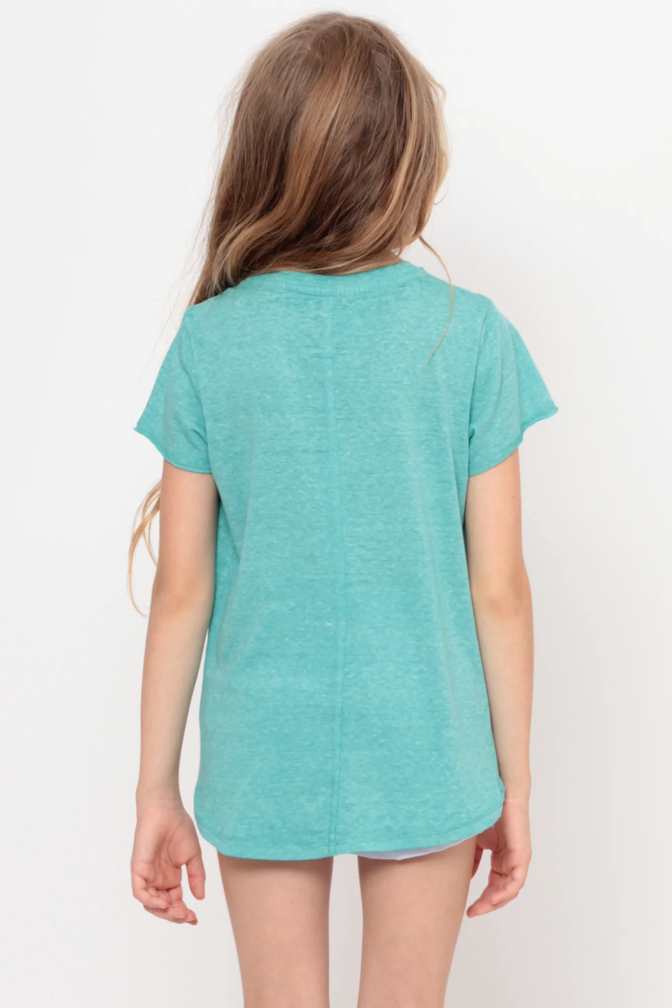 Always Looking Good | Crop Top - Aqua - Image 3