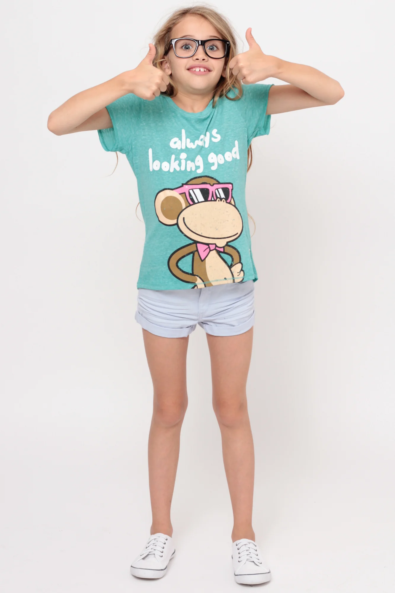 Always Looking Good | Crop Top - Aqua - Image 4