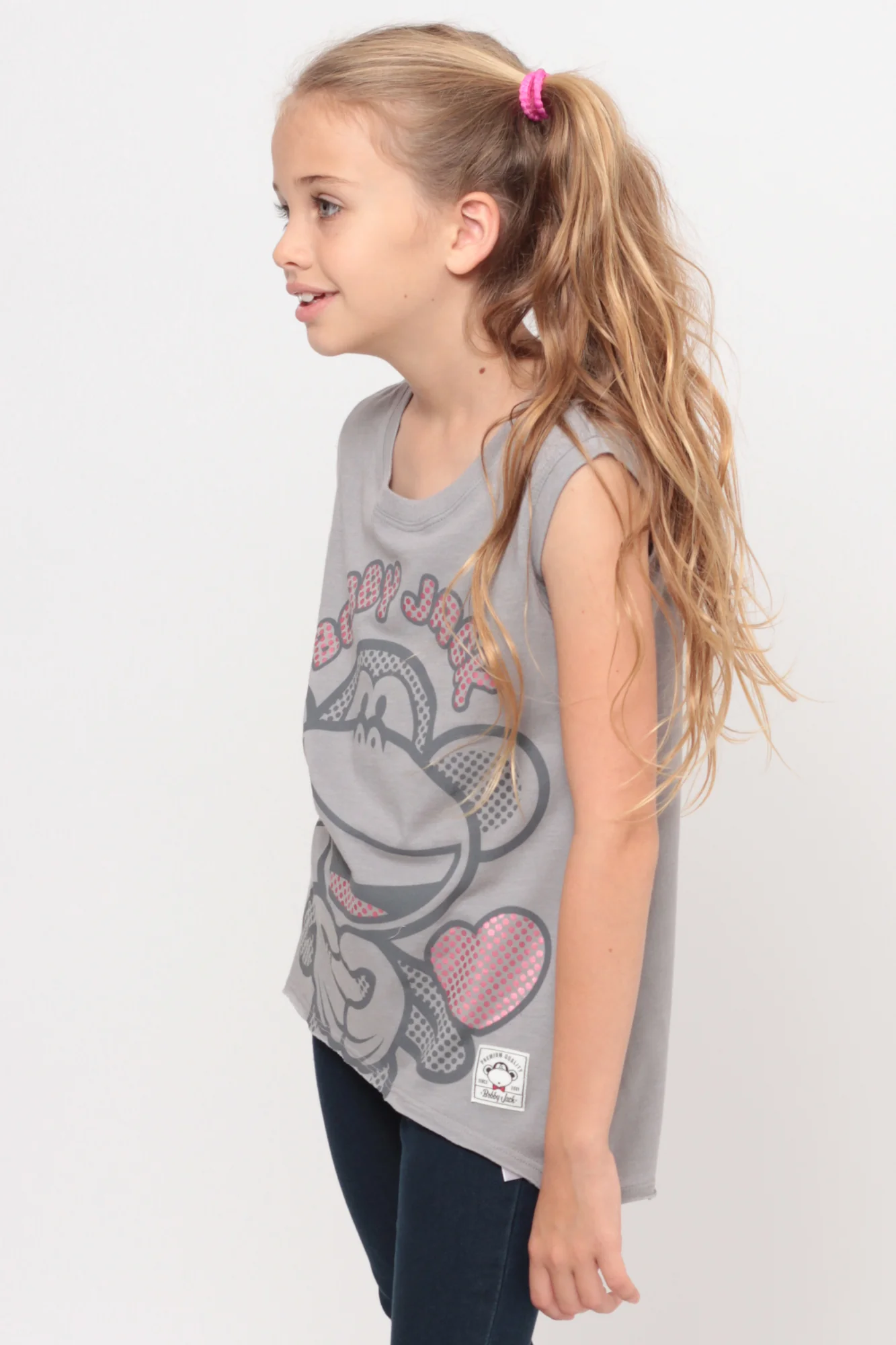 I Heart You | Muscle Top - Grey - Image 3