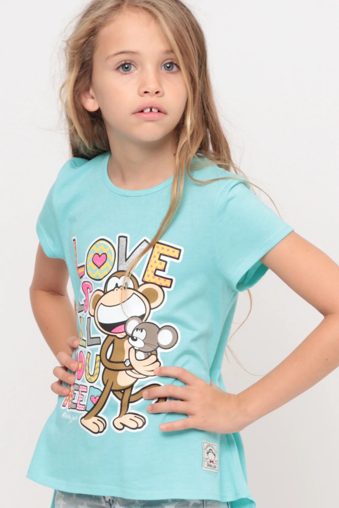 Love Is All You Need | Hi-Low Ruffle Back Top - Aqua - Image 3