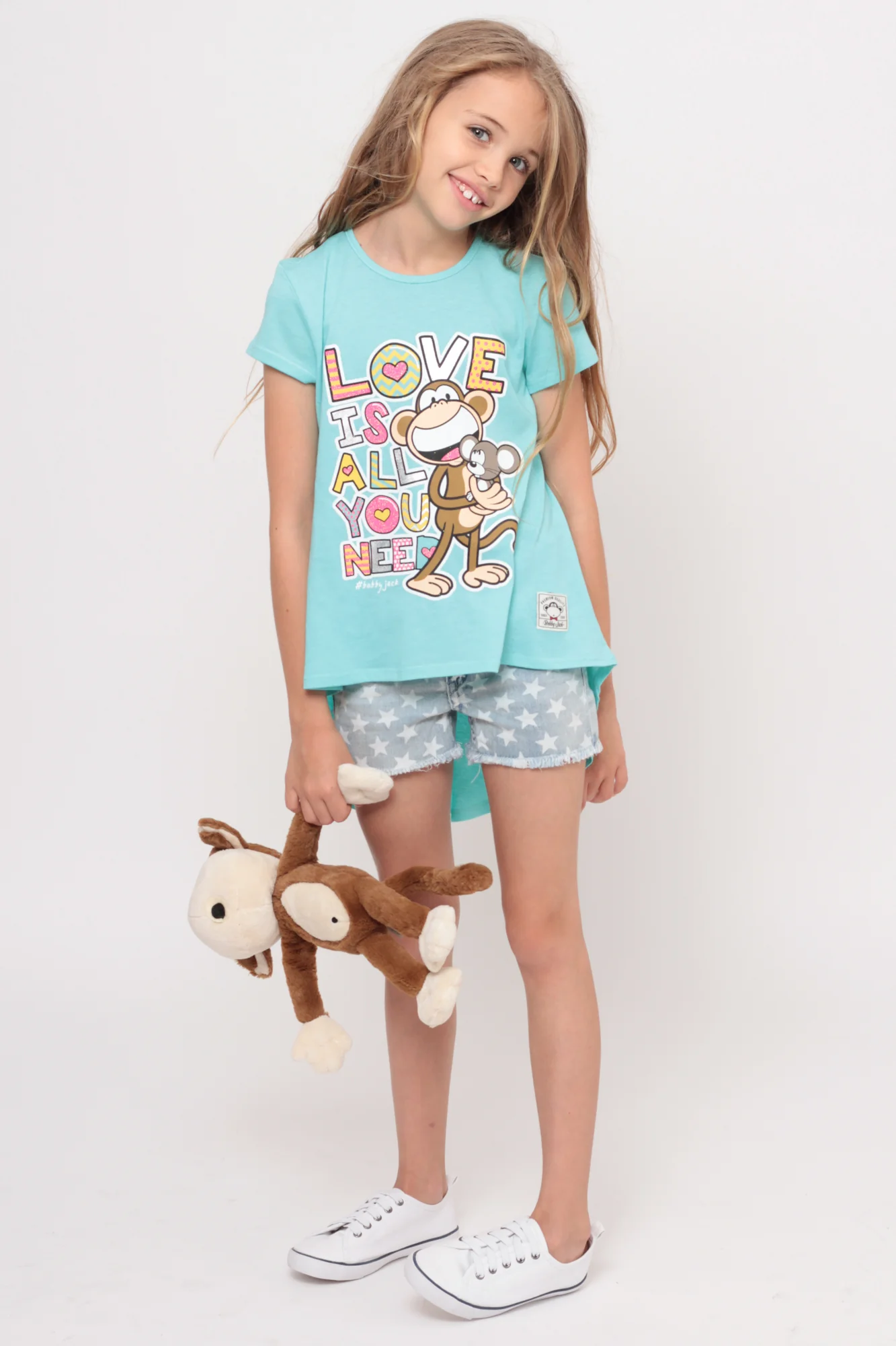 Love Is All You Need | Hi-Low Ruffle Back Top - Aqua - Image 4