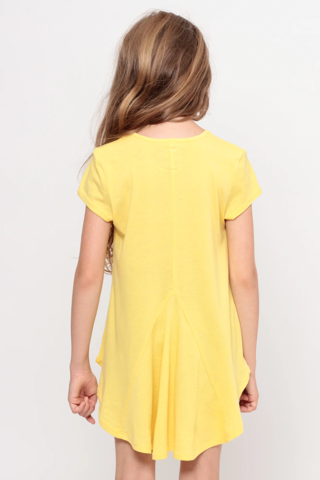 So Over It | Hi-Low Ruffle Back Top - Yellow - Image 3