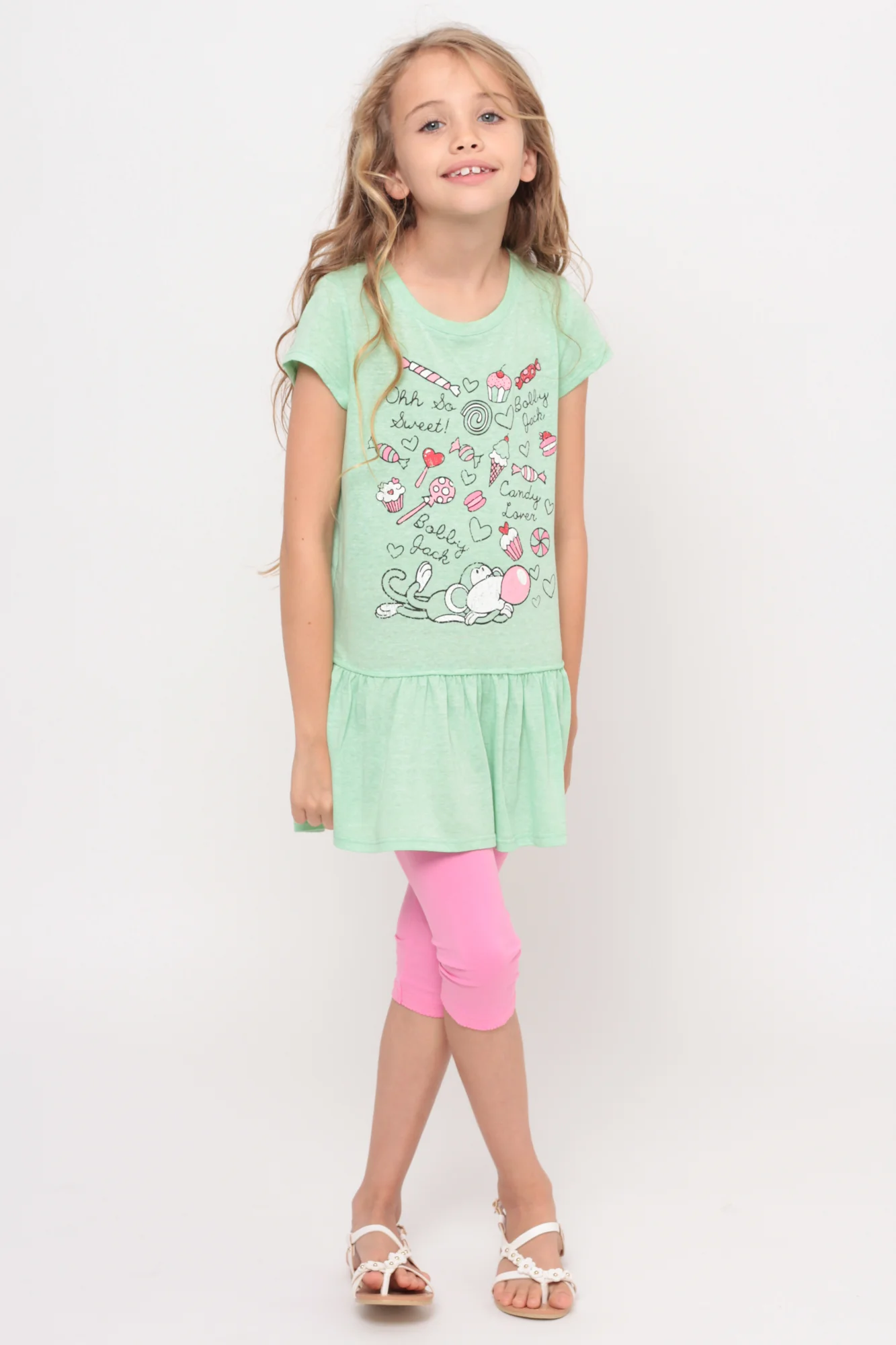 Sweet And Fun | Ruffle Bottom Top - Mint - Image 5