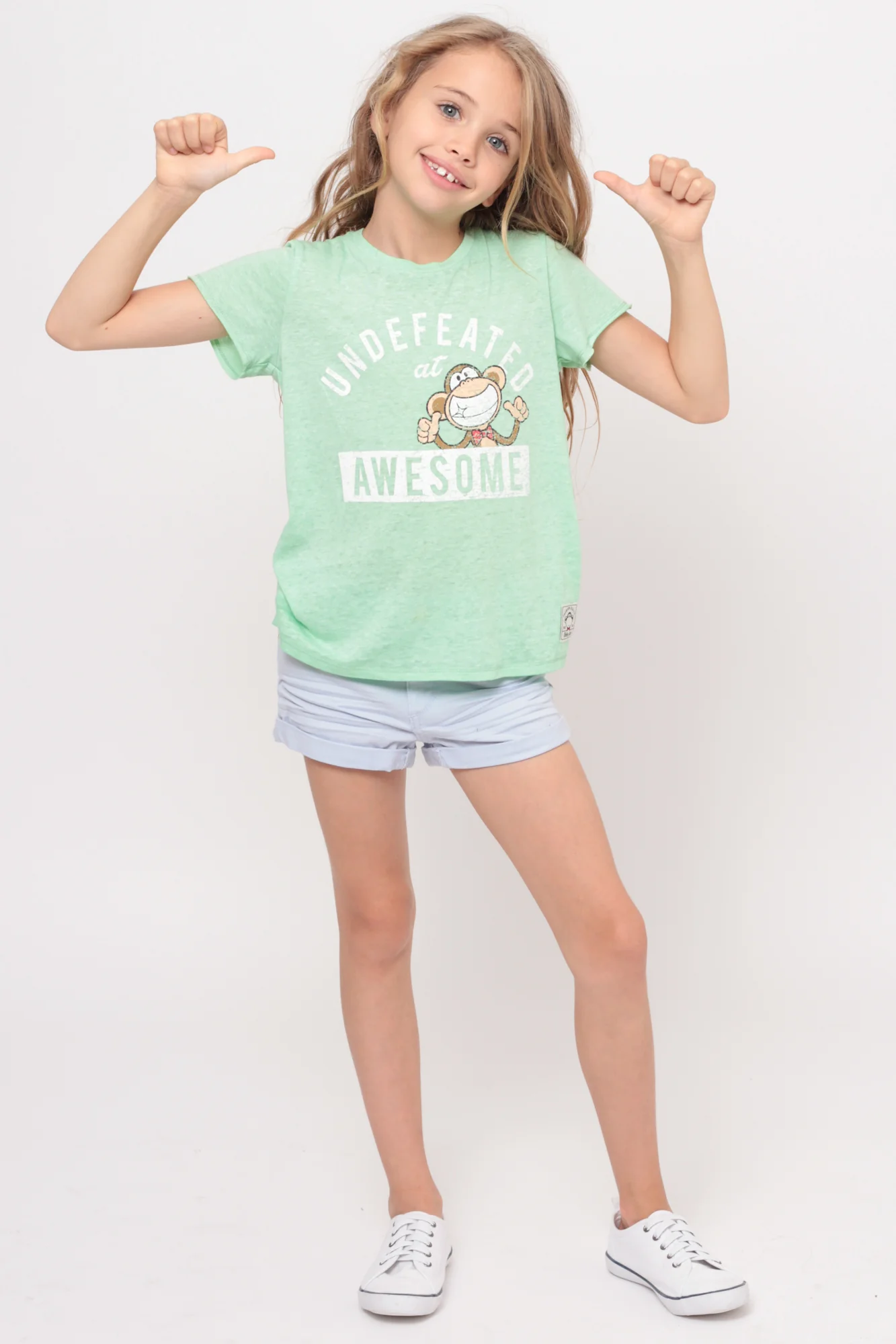 Undefeated At Awesome | Crop Top - Mint - Image 5