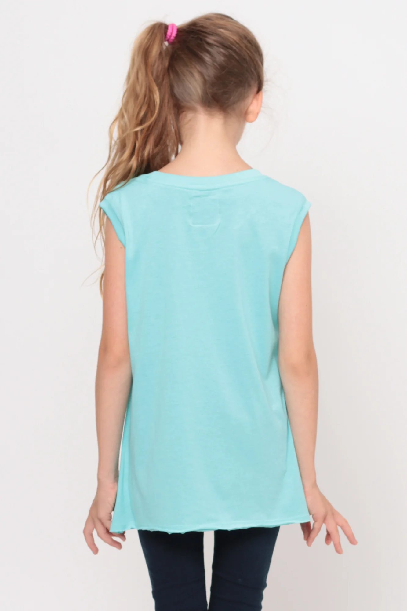Wake Me Up When Friday Begins | Muscle Top - Aqua - Image 3