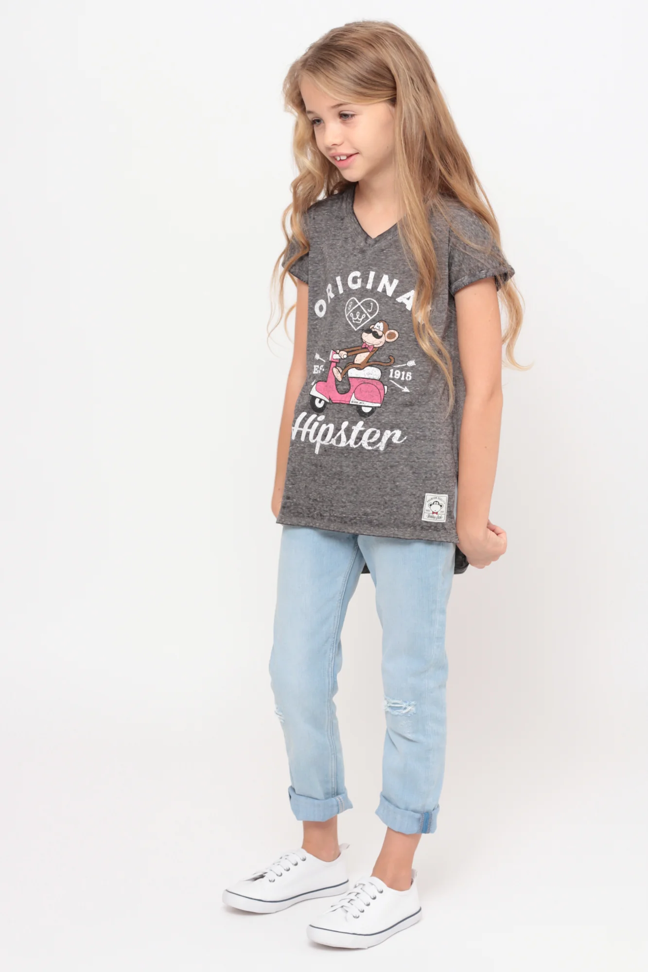 Original Hipster | Dolman Top - Charcoal - Image 4