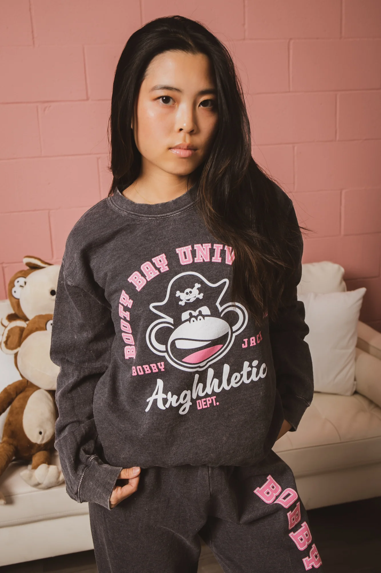 Booty Bay - Bobby Jack Vintage Sweatshirt - Black - Image 4