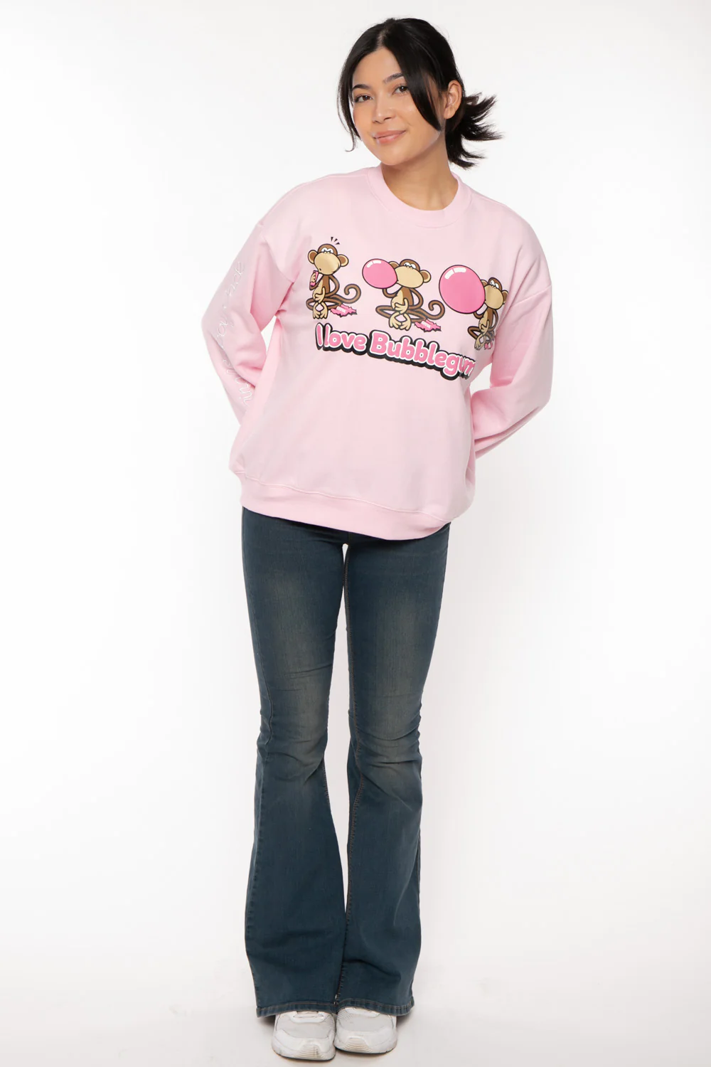 Bubblegum - Bobby Jack Oversized Premium Sweatshirt - Pink - Image 13