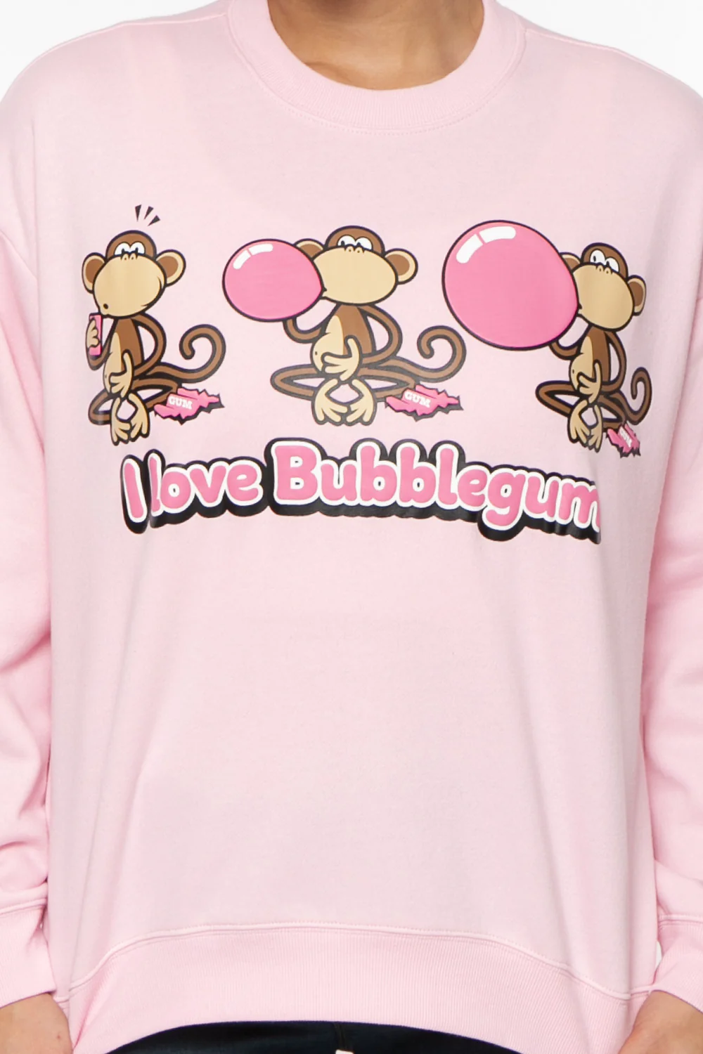 Bubblegum - Bobby Jack Oversized Premium Sweatshirt - Pink - Image 8