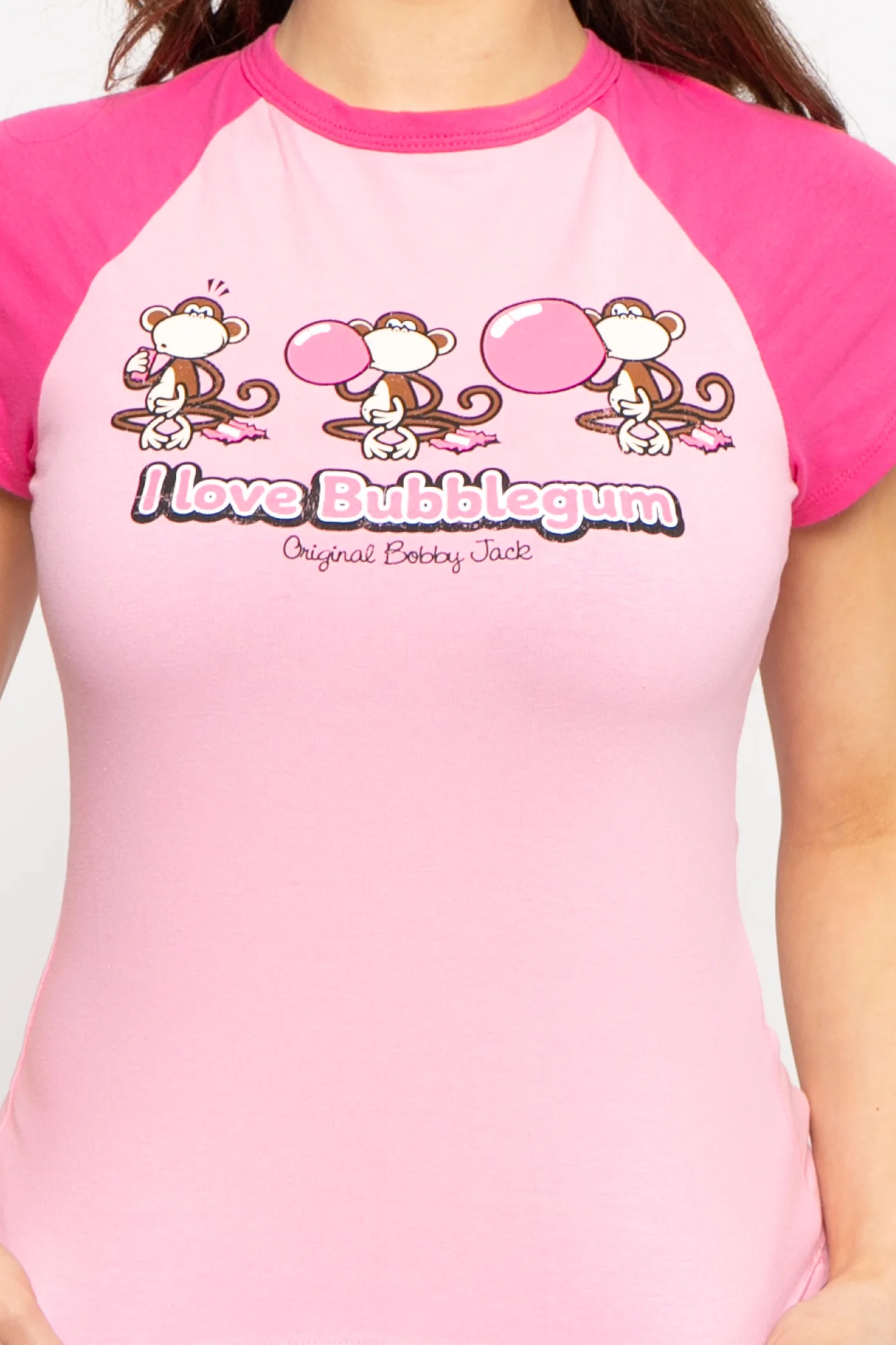Bubblegum - Bobby Jack Raglan Top - Pink - Image 4