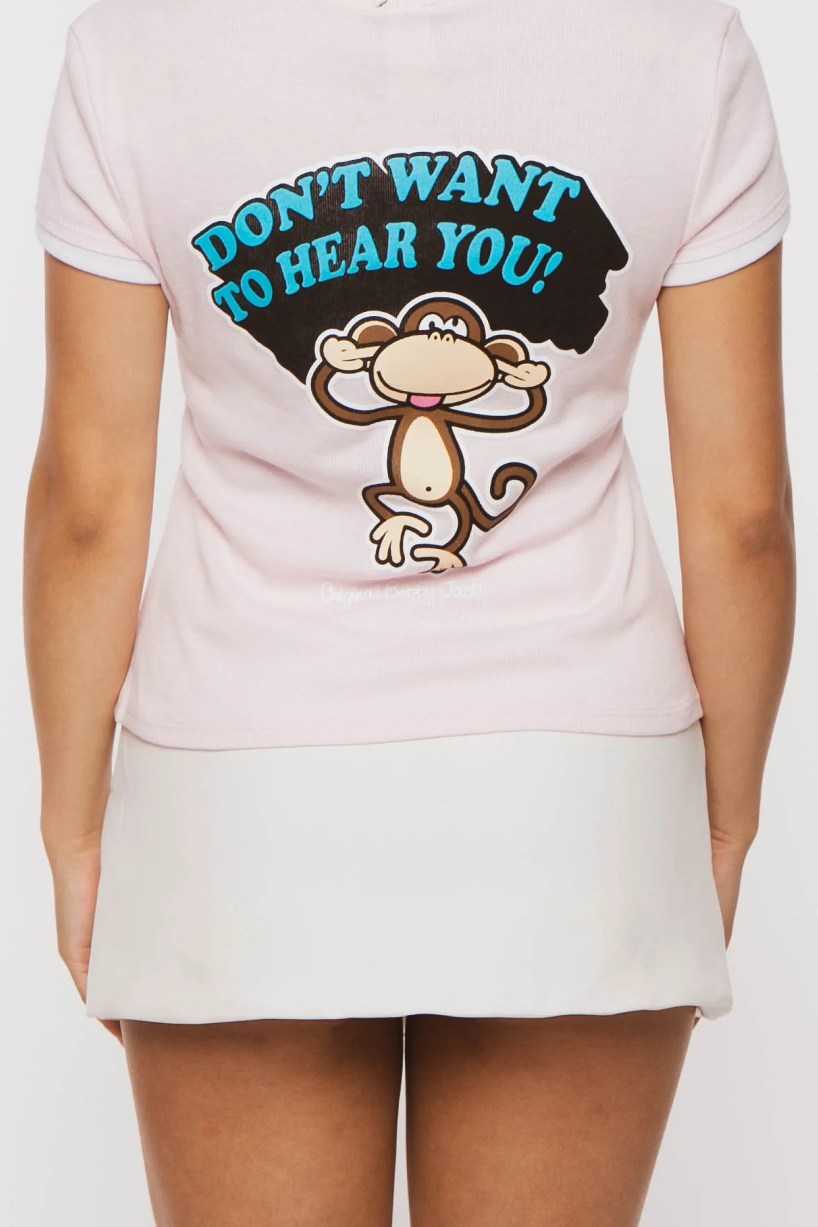 Can't Hear You - Bobby Jack Rhinestone Ringer Top -Pink - Image 5