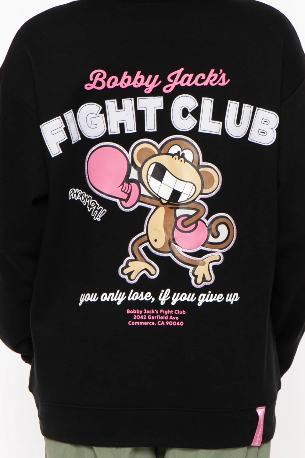 Fight Club - Bobby Jack Oversized Premium Zip Hoodie - Black - Image 10