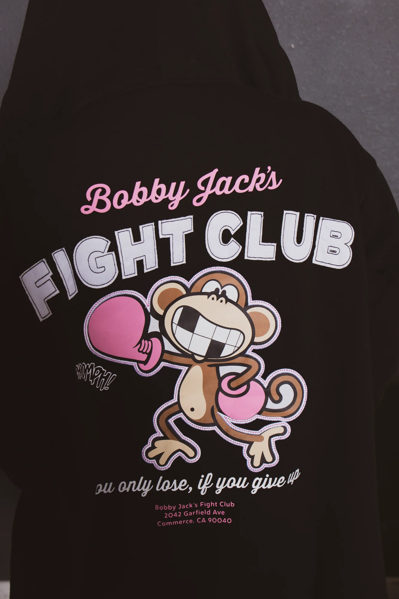 Fight Club - Bobby Jack Oversized Premium Zip Hoodie - Black - Image 6