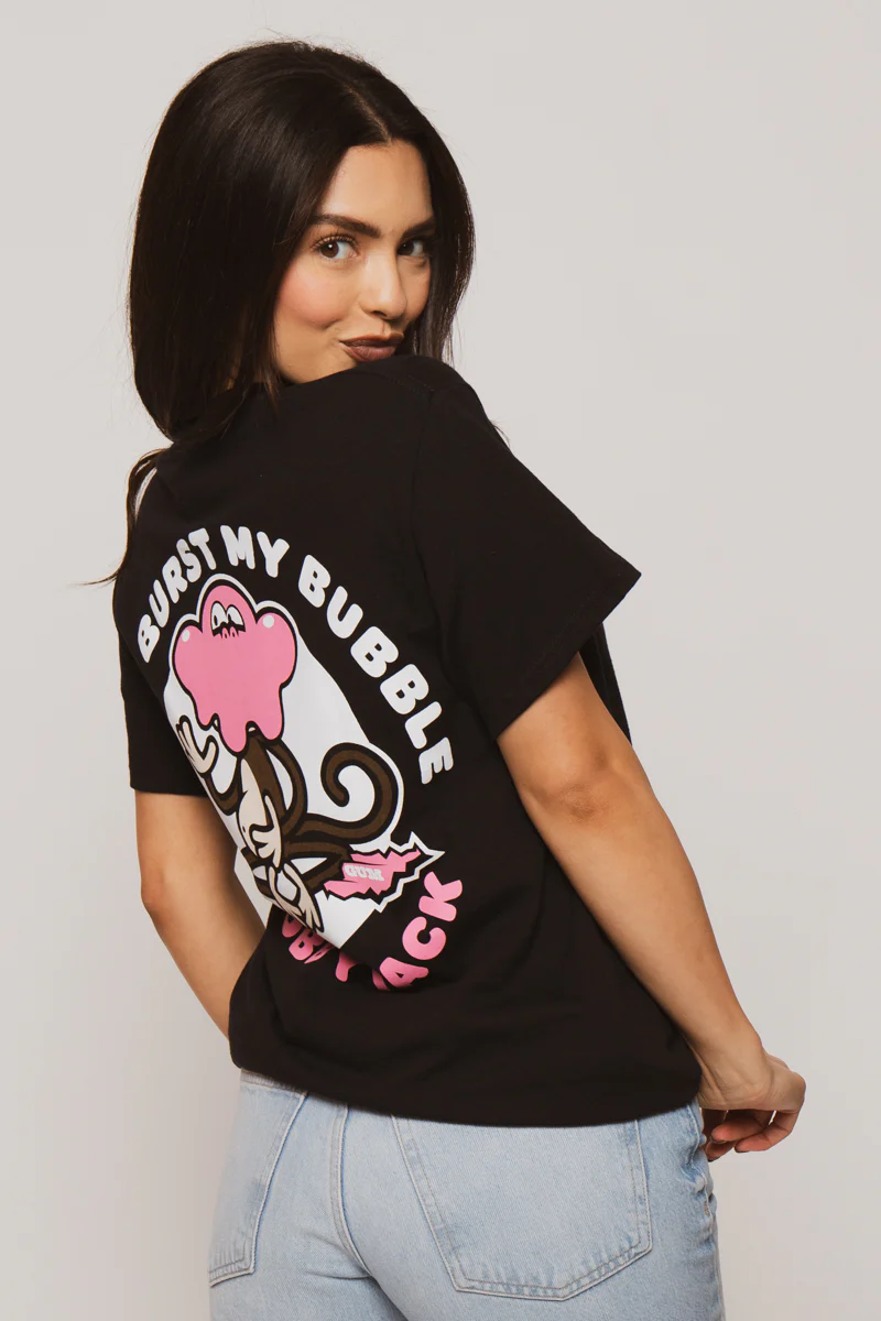 Don't Burst - Bobby Jack Limited Unisex T-Shirt - Black - Image 2