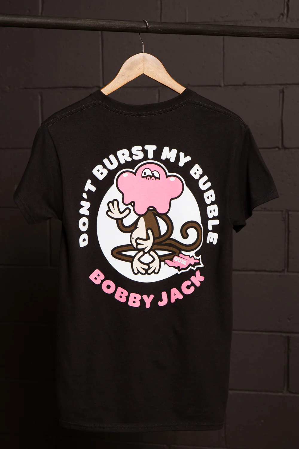 Don't Burst - Bobby Jack Limited Unisex T-Shirt - Black - Image 7