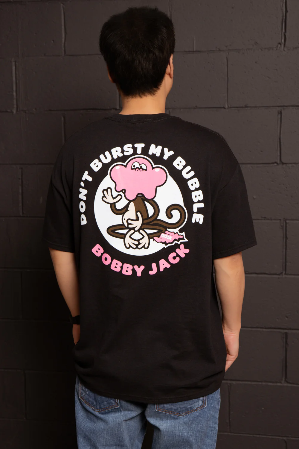 Don't Burst - Bobby Jack Limited Unisex T-Shirt - Black - Image 9