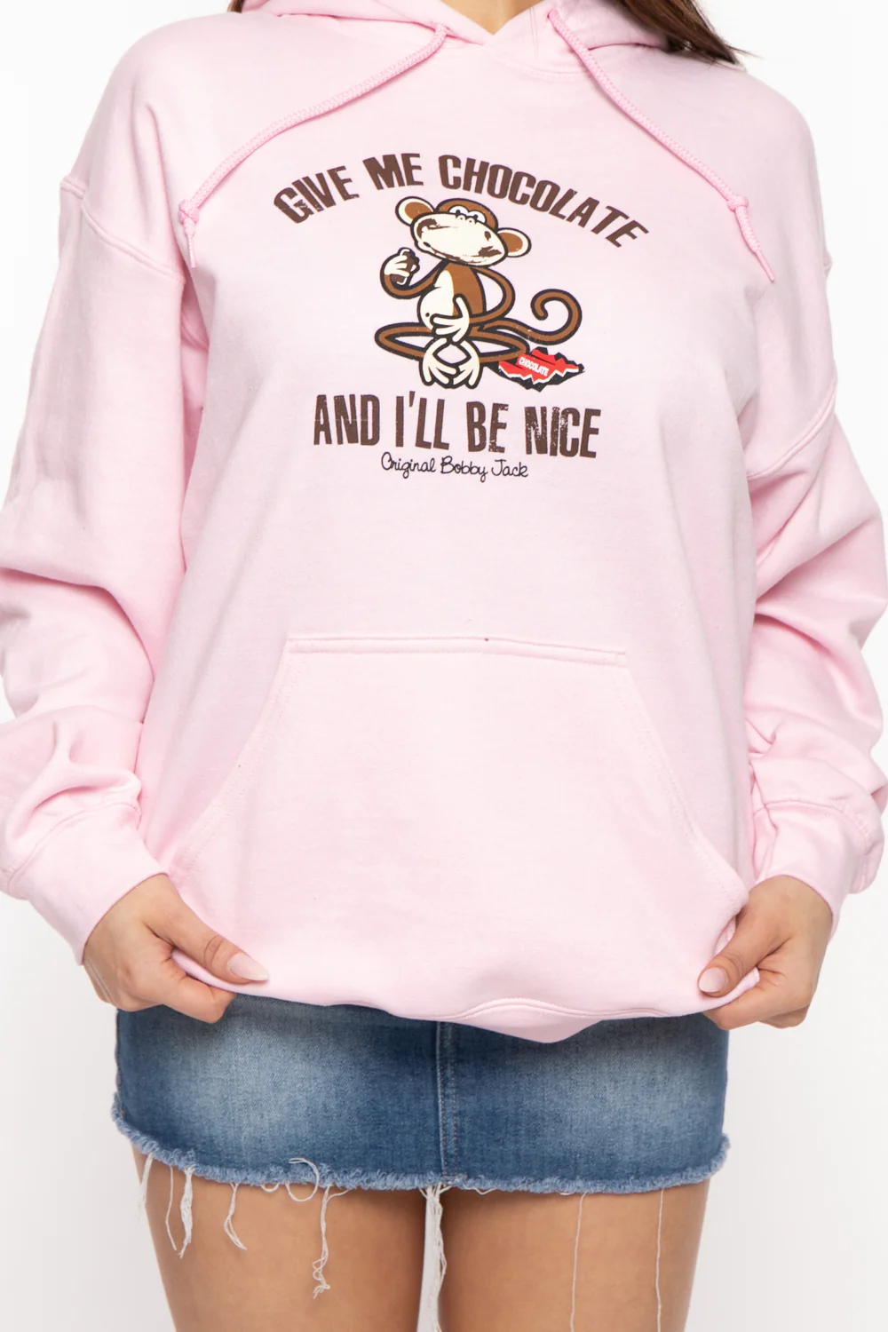 Give Me Chocolate - Bobby Jack Hoodie - Pink - Image 4