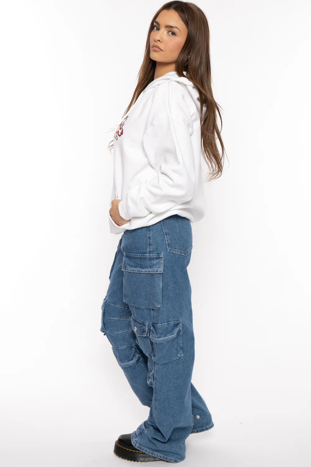 Angel Devil - Bobby Jack Hoodie -White - Image 5