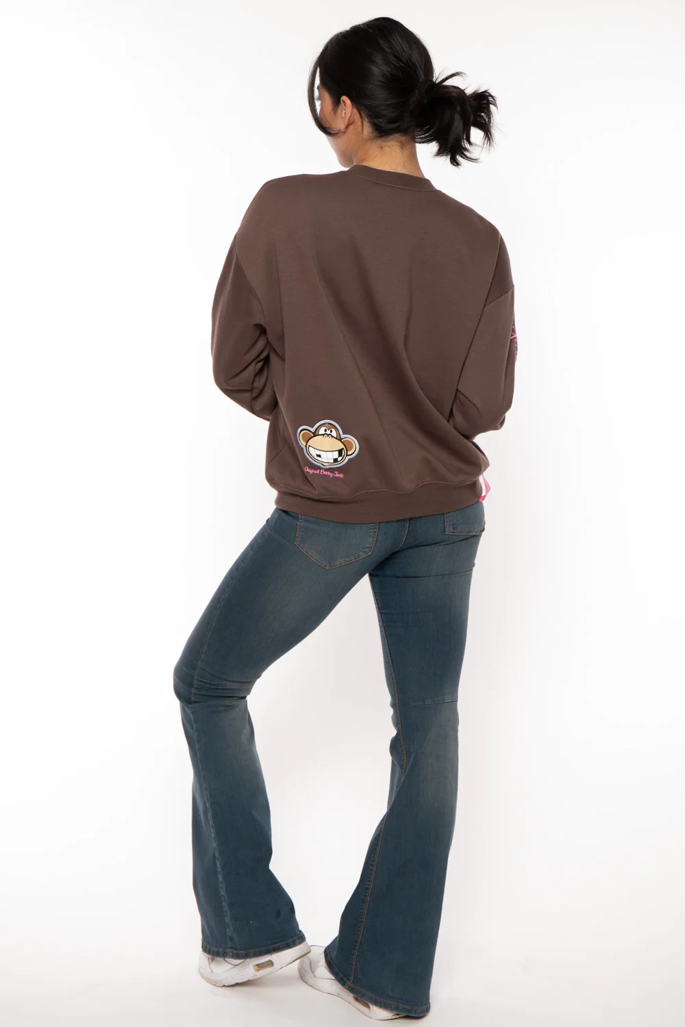 I Love Candy - Bobby Jack Oversized Premium Sweatshirt - Brown - Image 12