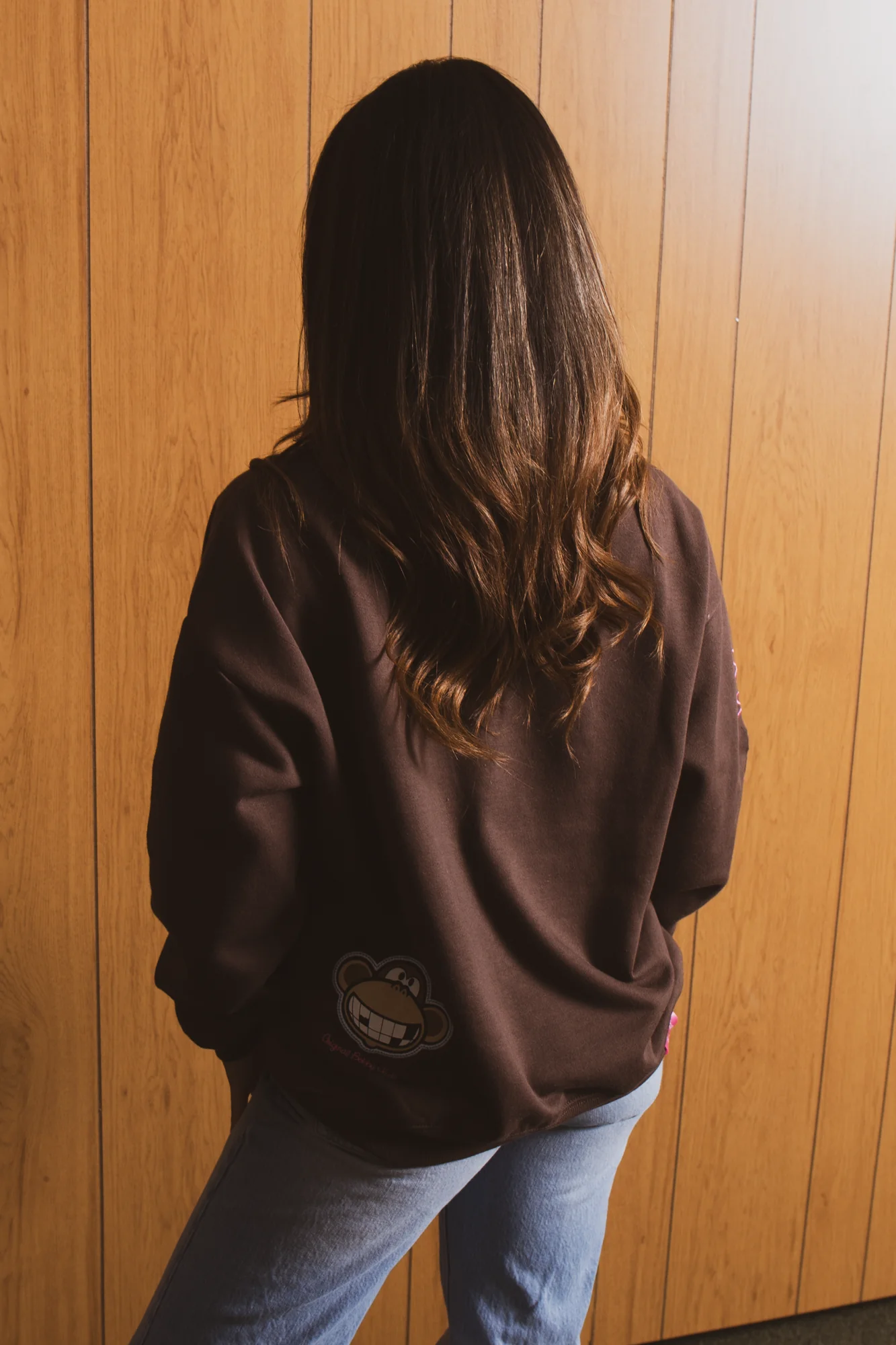 I Love Candy - Bobby Jack Oversized Premium Sweatshirt - Brown - Image 13