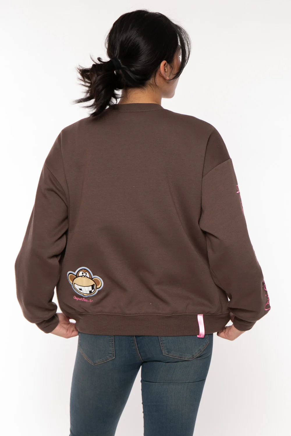 I Love Candy - Bobby Jack Oversized Premium Sweatshirt - Brown - Image 8