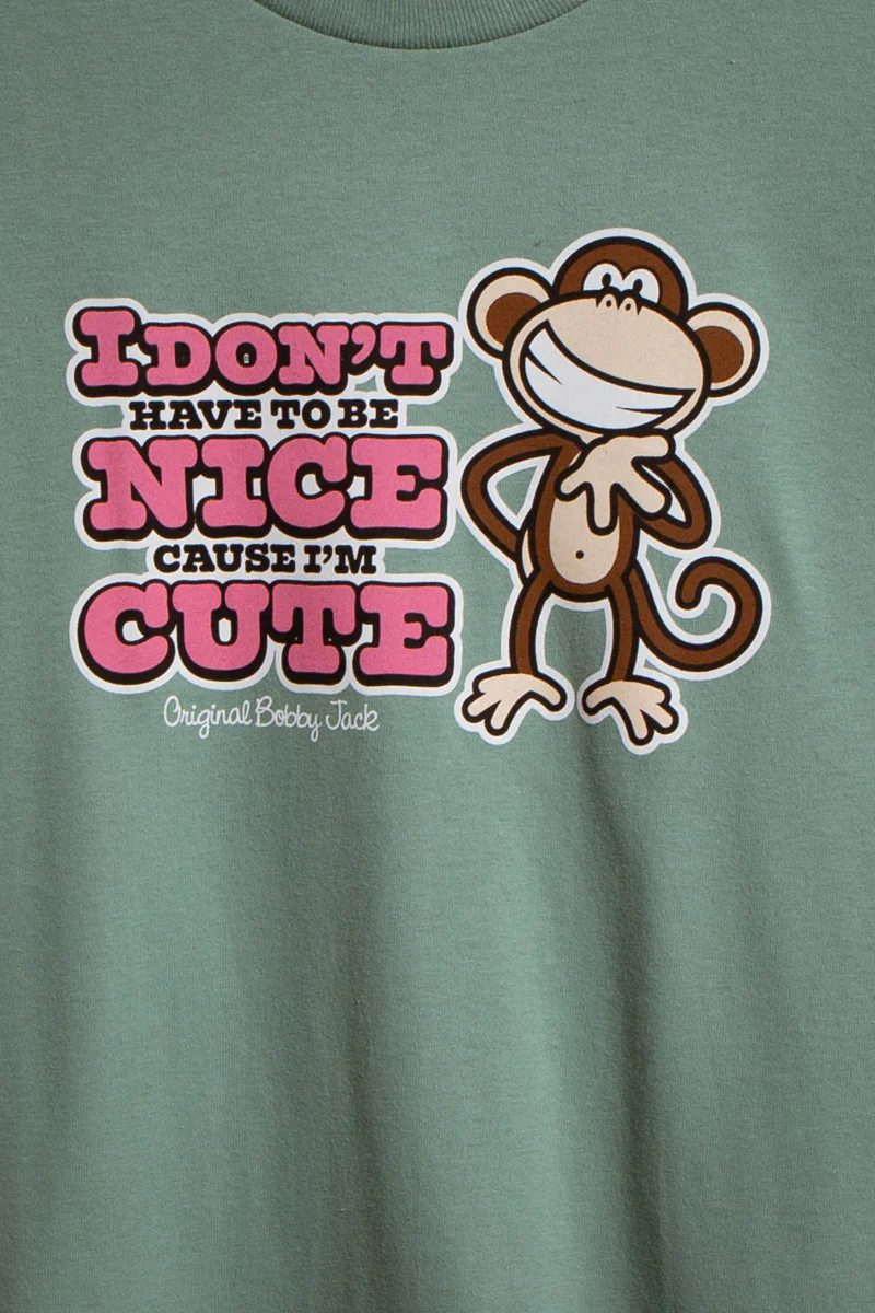 I'm Cute - Bobby Jack Unisex T-Shirt -Aqua - Image 4