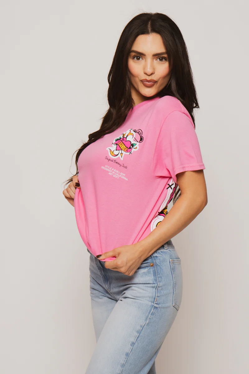 King - Bobby Jack Limited Unisex T-Shirt - Pink - Image 5