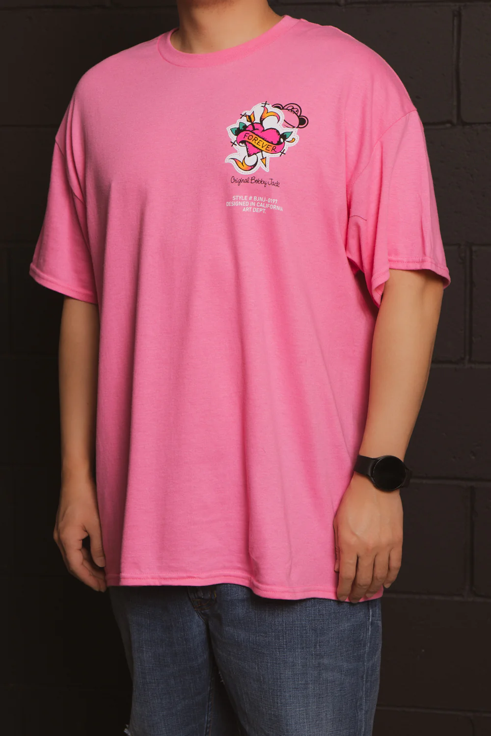 King - Bobby Jack Limited Unisex T-Shirt - Pink - Image 8