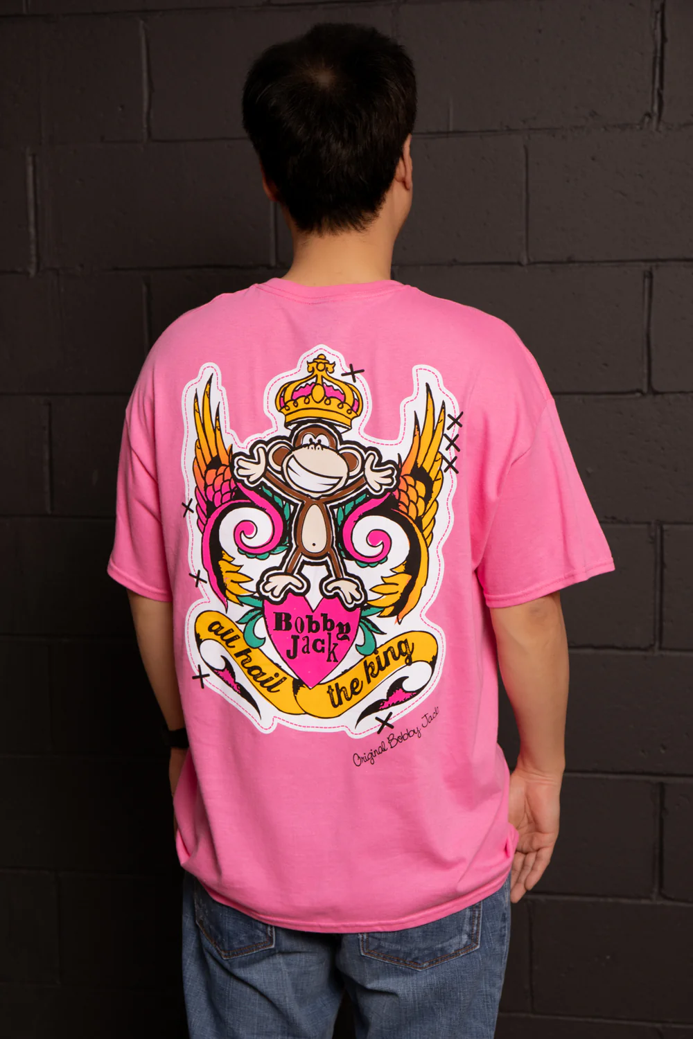 King - Bobby Jack Limited Unisex T-Shirt - Pink - Image 9