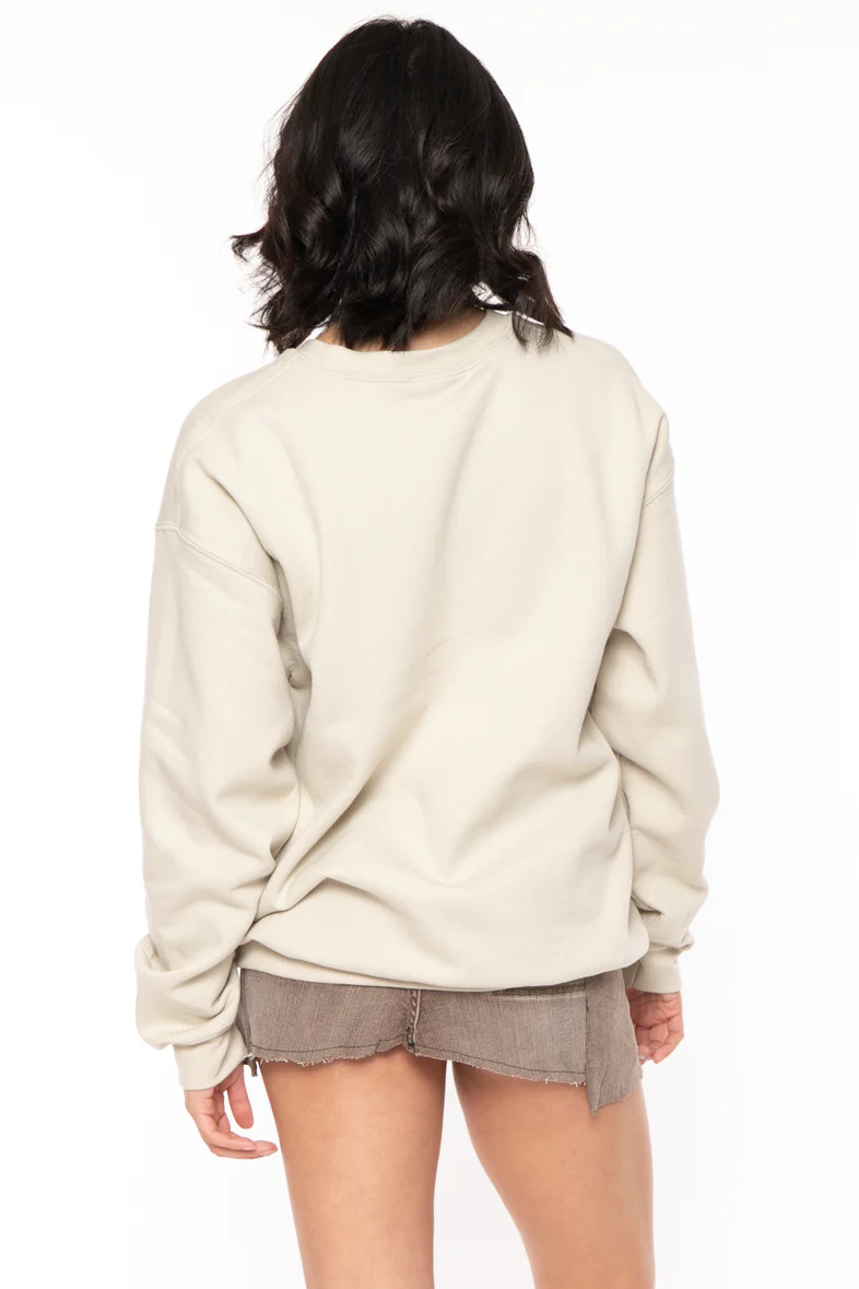 Looking Good - Bobby Jack Crew Sweatshirt - Sand - Image 6