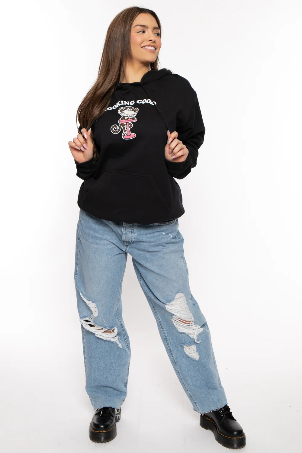 Looking Good- Bobby Jack Hoodie - Black - Image 3