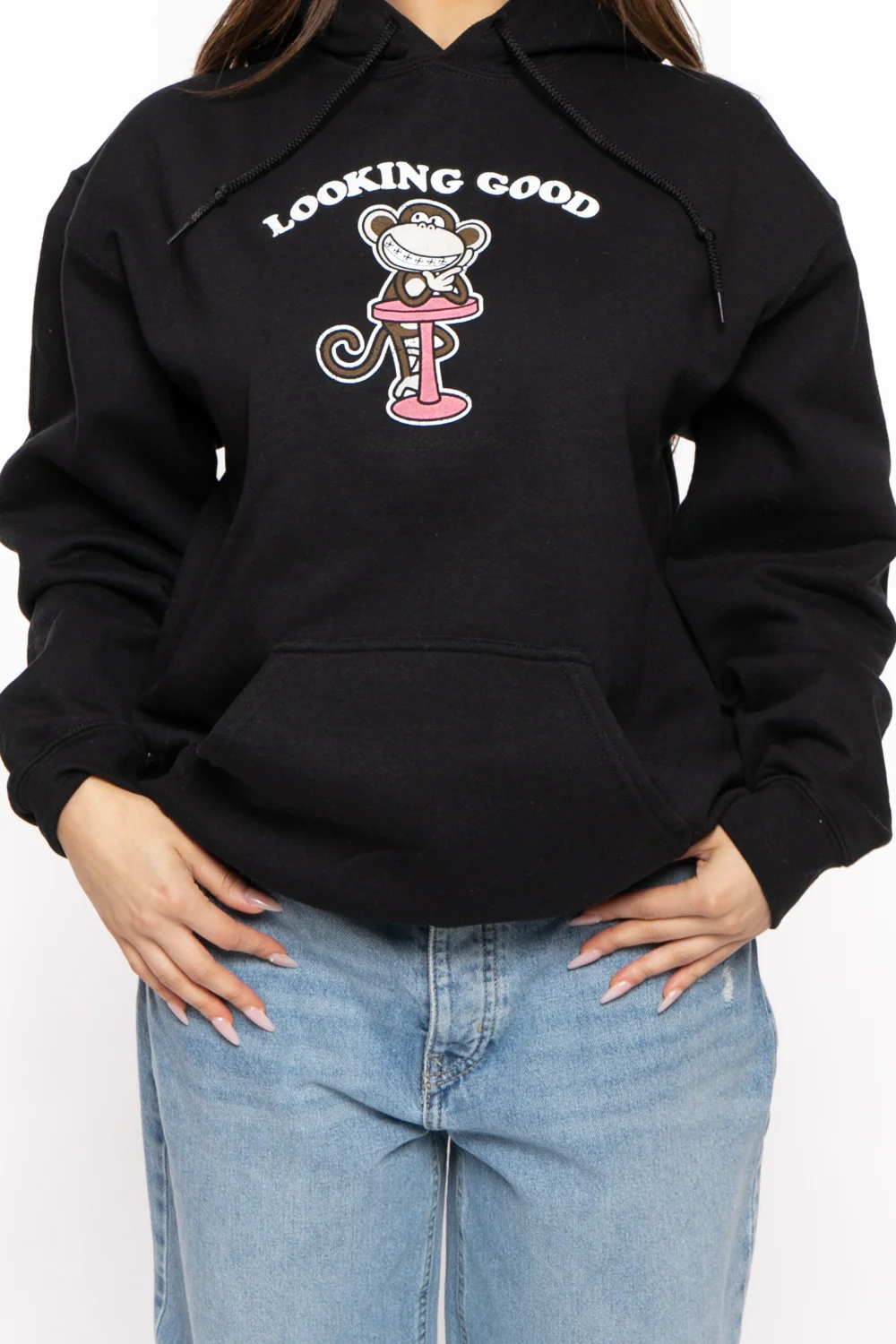 Looking Good- Bobby Jack Hoodie - Black - Image 4