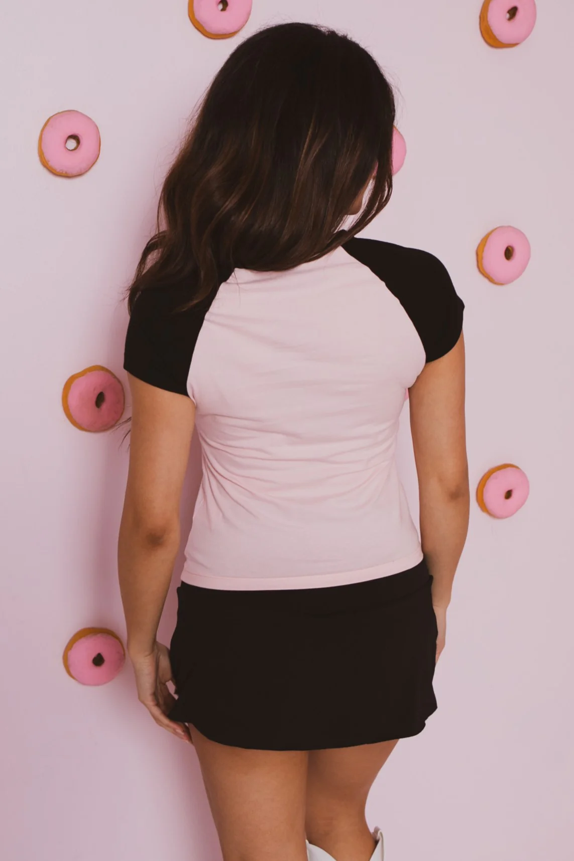Looking Good - Bobby Jack Raglan Top - Pink - Image 3