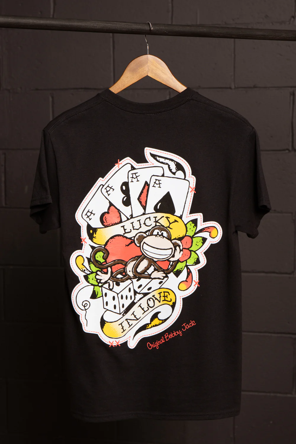 Lucky - Bobby Jack Limited Unisex T-Shirt - Black - Image 3
